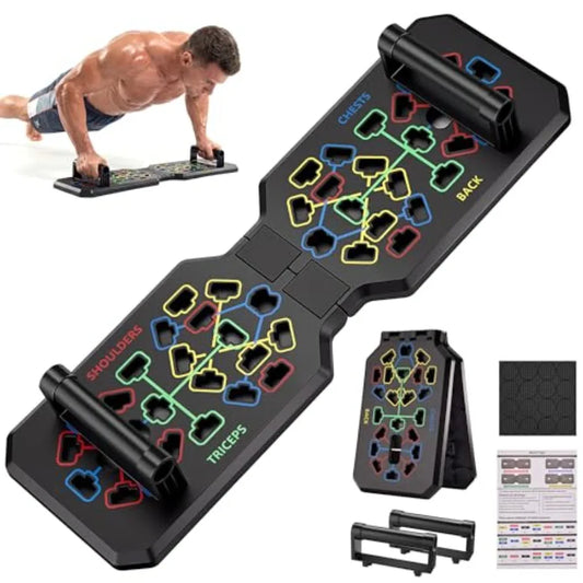 Foldable Push Up Stands Board Fitness Equipment For Home Gym Adjustable