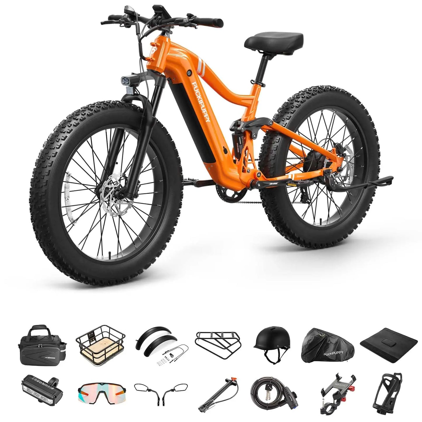 PUCKIPUPPY Boxer Electric Mountain Bike 960W 48V Ebike