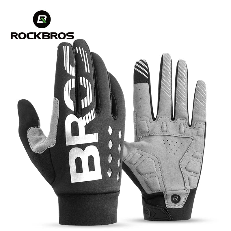 Rockbros Full-Finger Touchscreen Cycling Gloves For Men And Women