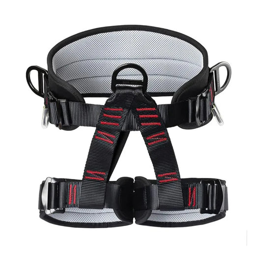 Adjustable Climbing Harness With Lumbar Support For Outdoor Safety