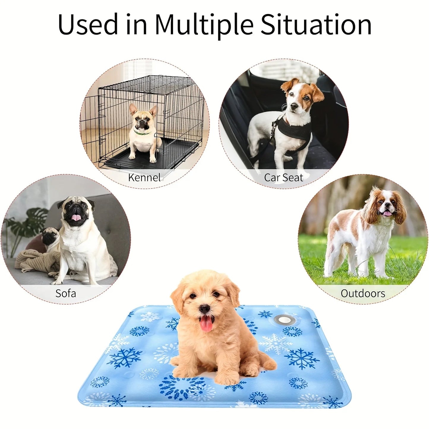 NONECN Pet Self-Cooling Pad For Dogs And Cats Easy To Clean Durable