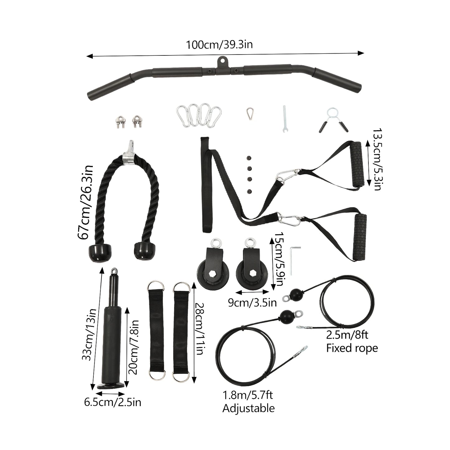 Pulley Gym Home Cable System For Full Body Training