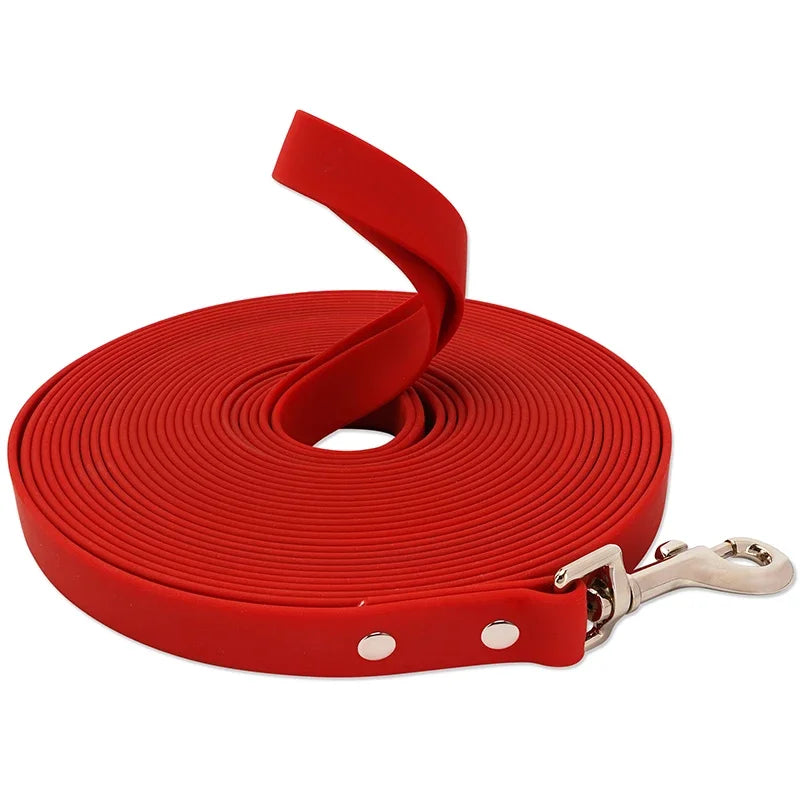 Waterproof Dog Leash PVC Easy Clean Walking Lead Durable