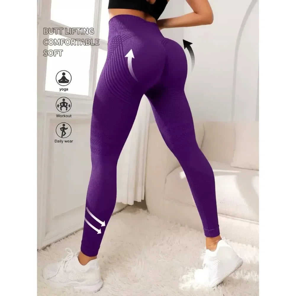 Slimove Cellulite 3D Leggings for High Waist Butt Lift Workout