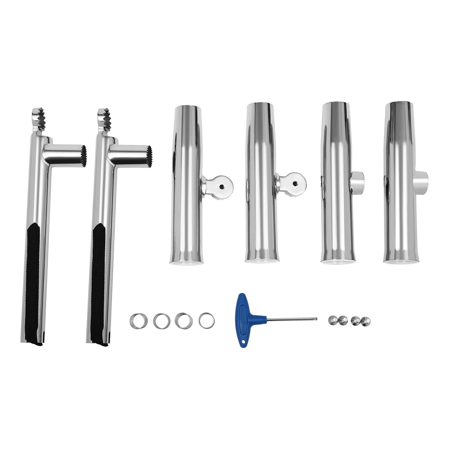 Adjustable Double Angle Stainless Steel Fishing Rod Holder for Boats