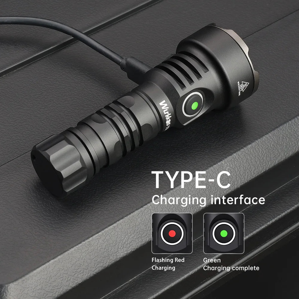 Wurkkos TS12 Mini Rechargeable EDC Flashlight 1050LM IP68