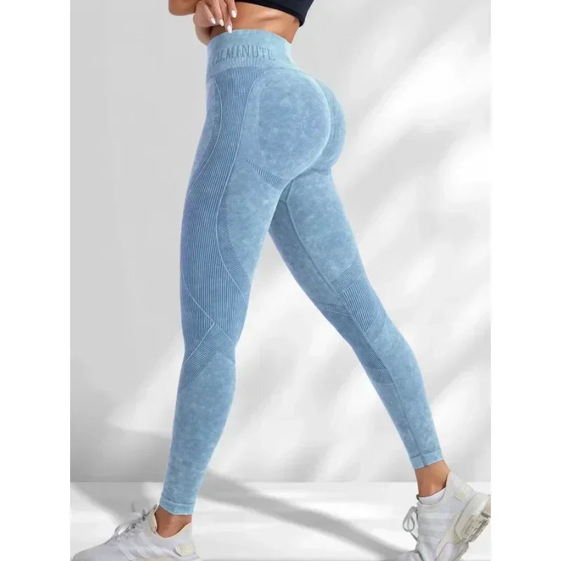 Women's Seamless Yoga Pants High Waist for Hip Lift Workout