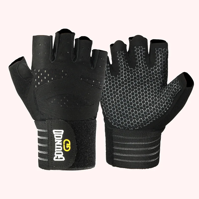 GOUNOD Weightlifting Gloves With Breathable Anti Slip Grip
