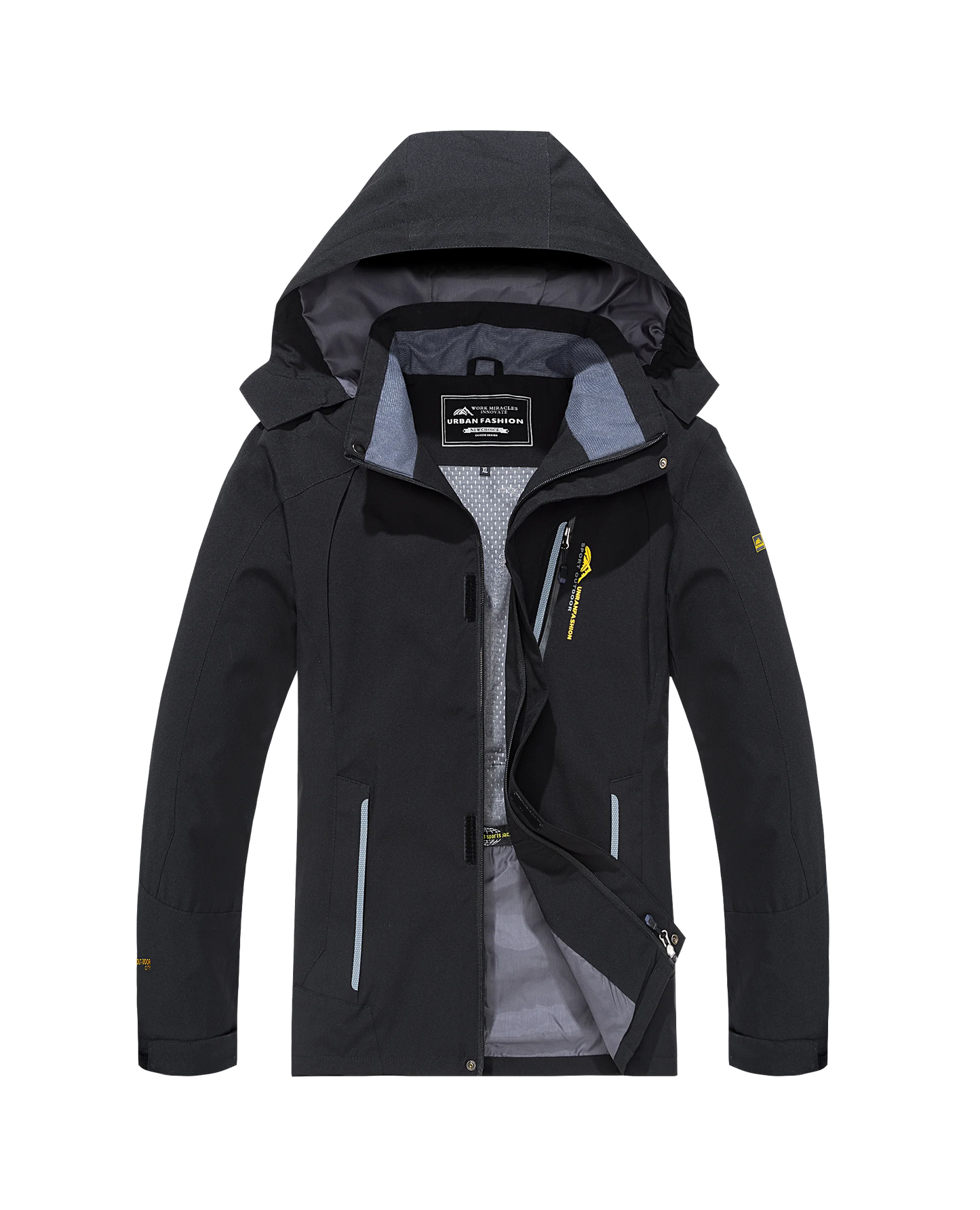 Men's Waterproof Hiking Jacket Windproof Outdoor Coat