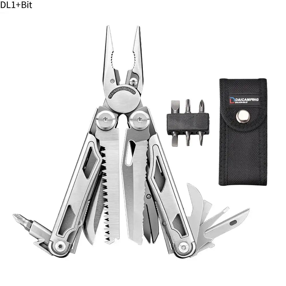Daicamping DIY Multi Tool Folding Knife Clamp Pliers Multitool