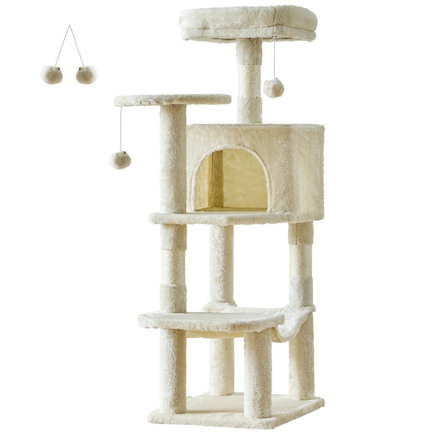 JHK Cat Tree Multi-Cat Climbing Tower For Indoor Cats