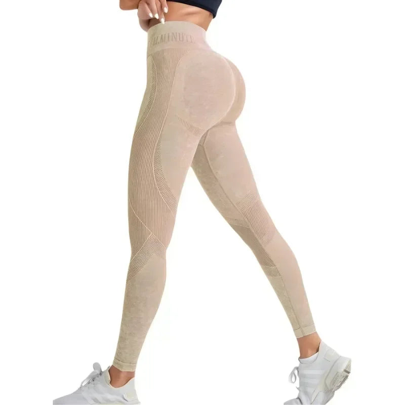 Women's Seamless Yoga Pants High Waist for Hip Lift Workout