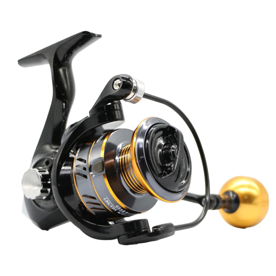 Rooblinos Spinning Fishing Reel Metal Cup Max Drag