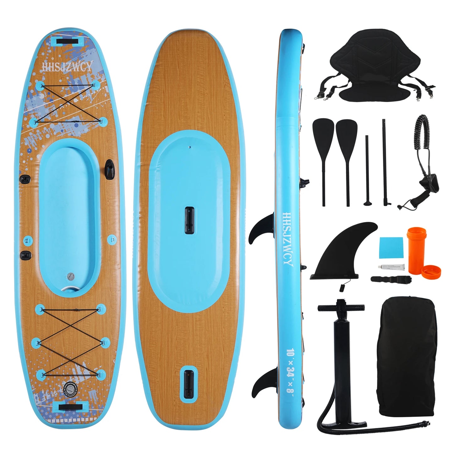 HHSJZWCY Inflatable Stand Up Paddle Board With Seat Kayak