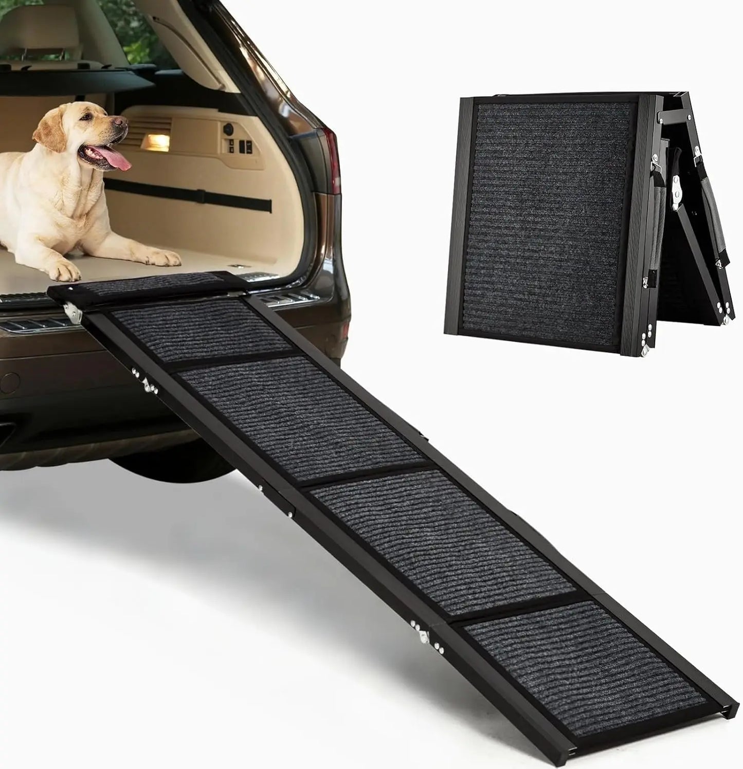 TWISTER.CK Quad-Fold Non-Slip Dog Ramp For Large Dogs And Seniors