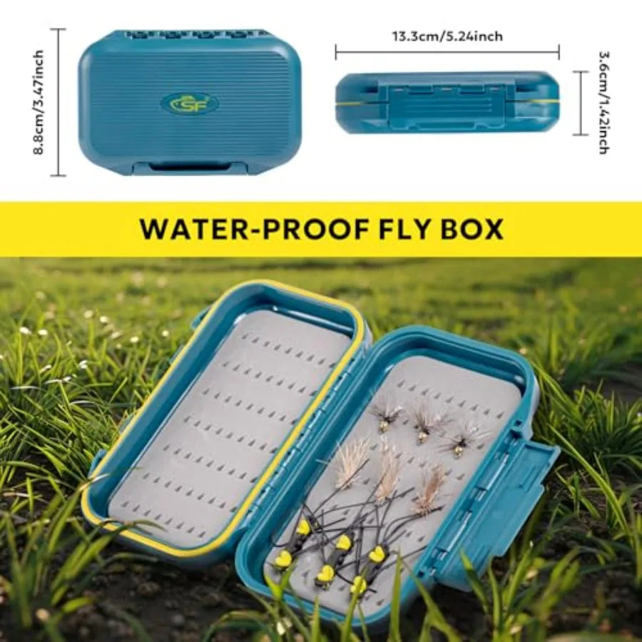 Fly Fishing Rod Starter Kit With Reel And Case Travel