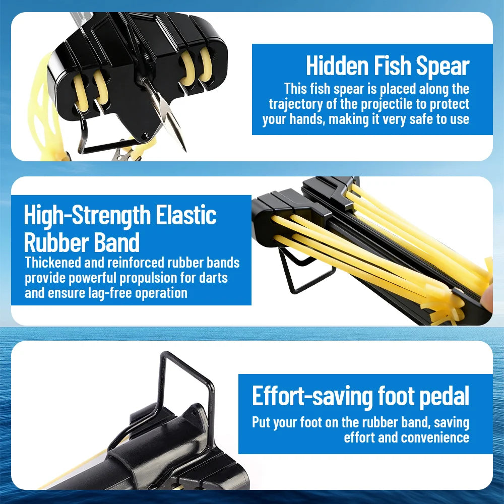 Aluminum Slingshot Rod With Reel For Long Distance Fishing
