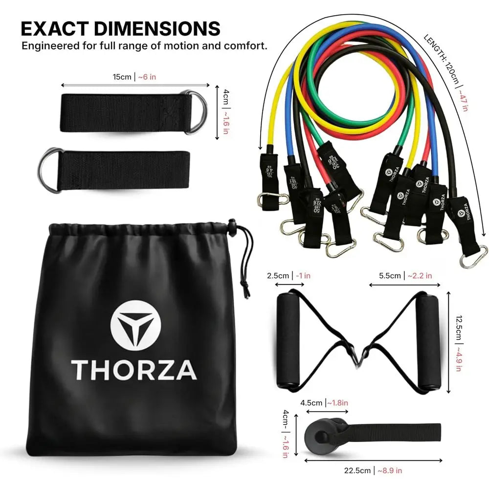 11-Piece Full Body Strength Training Set With Resistance Bands