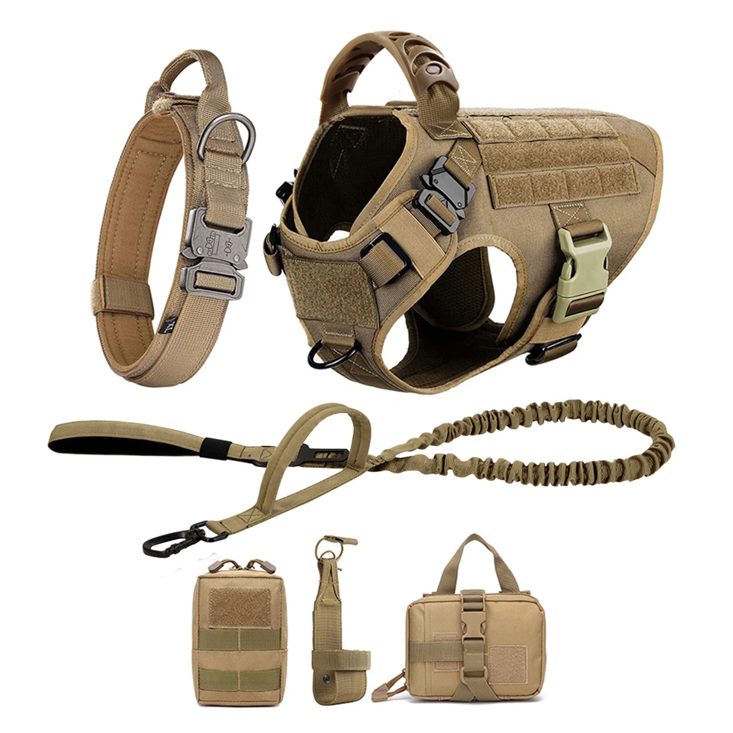 PETRAVEL Nylon Dog Harness And Leash Set For Training Gear