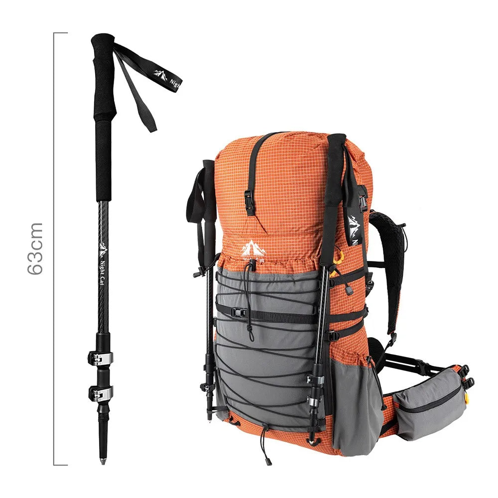 Night Cat Collapsible Lightweight Aluminum Trekking Pole