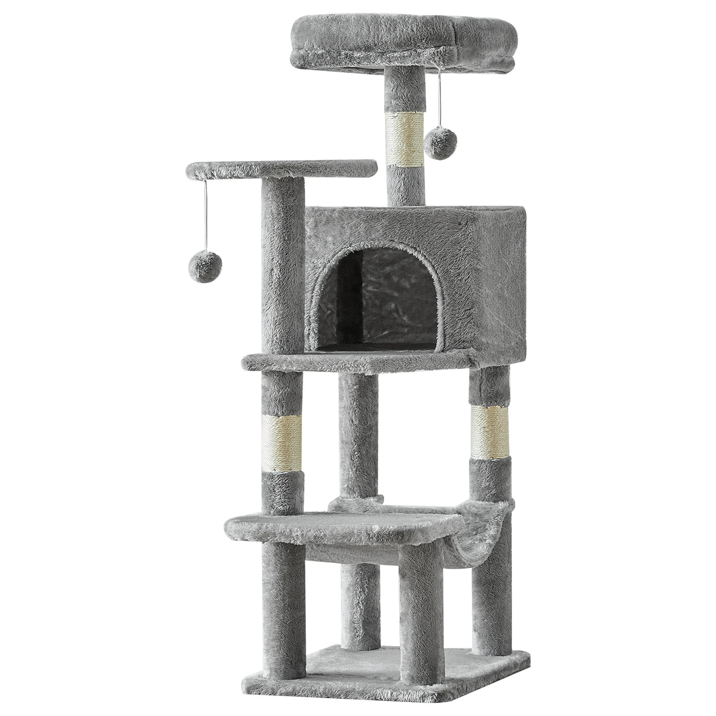JHK Cat Tree Multi-Cat Climbing Tower For Indoor Cats