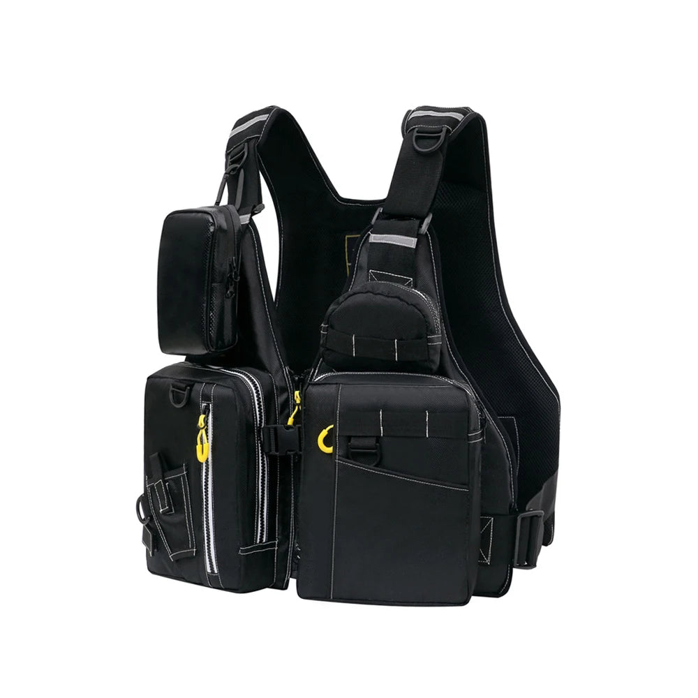 NONECN Multi Functional Life Jacket Vest For Outdoor Fishing Safety