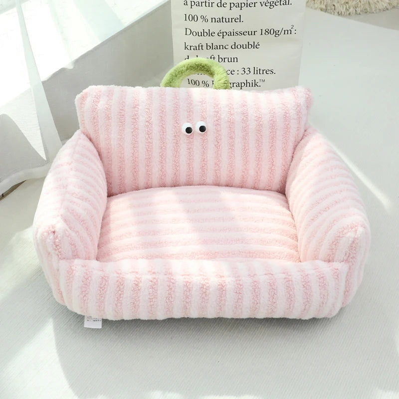 NONECN Puppy Cozy Sofa Kennel For Winter Warm Pet Nest Bed