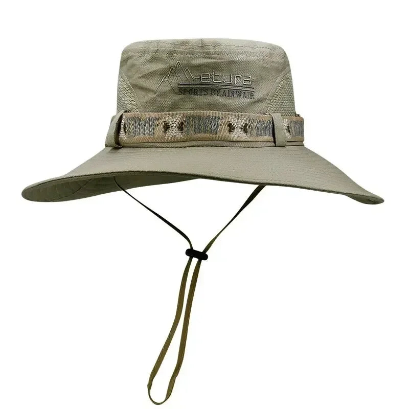 Unisex UV Protection Outdoor Bucket Hat With Wide Brim