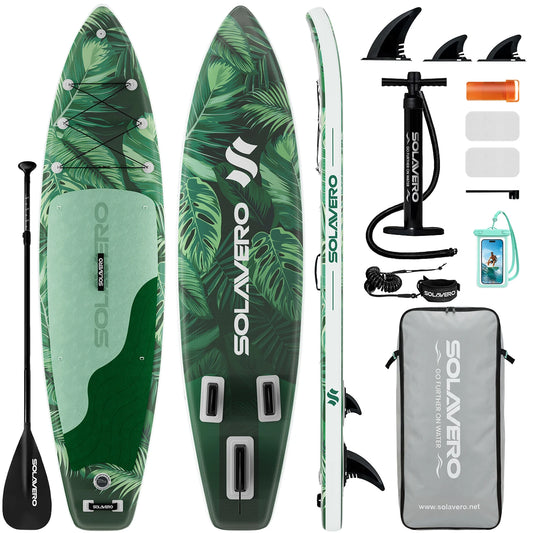 Inflatable SUP Board With Accessories And Adjustable Paddle