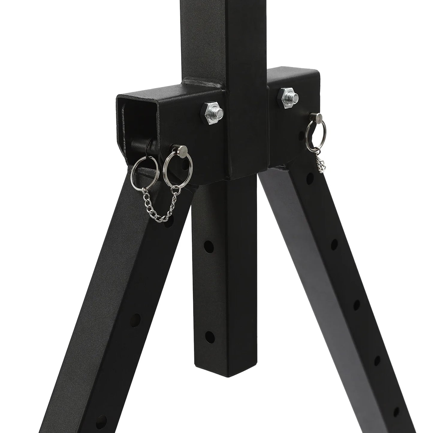 Triangular Pull Up Station Adjustable Height Foldable Strength Training Equipment