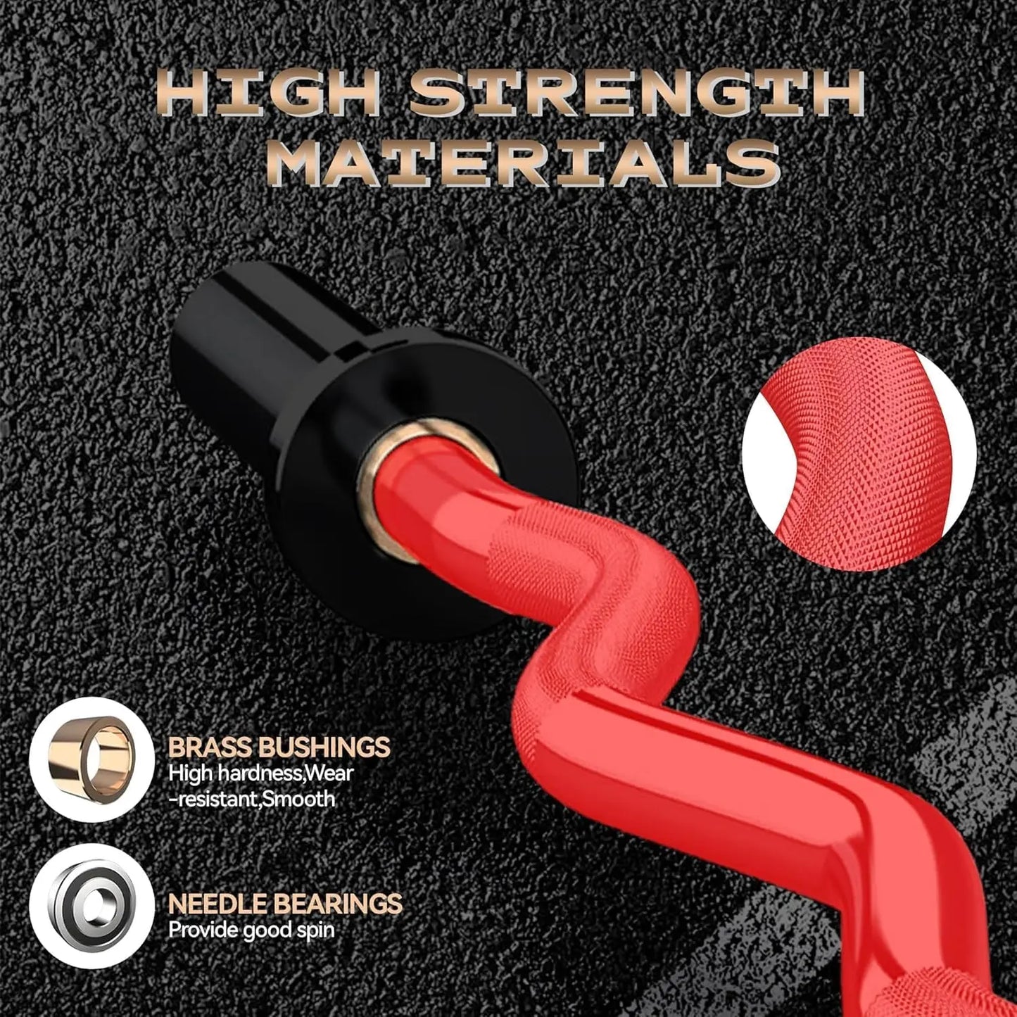Twister.CK EZ Curl Bar for Powerlifting and Weightlifting