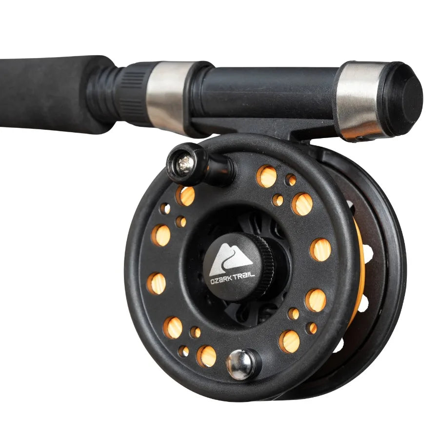 Fly Fishing Rod and Reel Combo With Flies