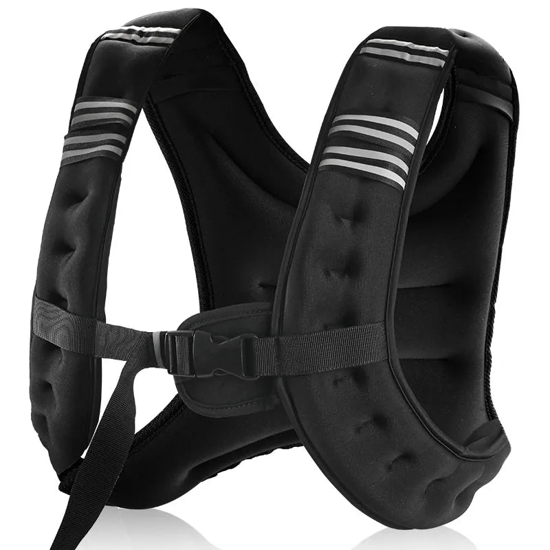 Weight Vest With Reflective Stripe For Fitness Training