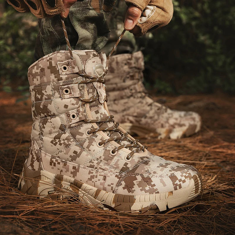 Louis Kadhrcn Men's Hiking Boots Lightweight Tactical Desert Boots