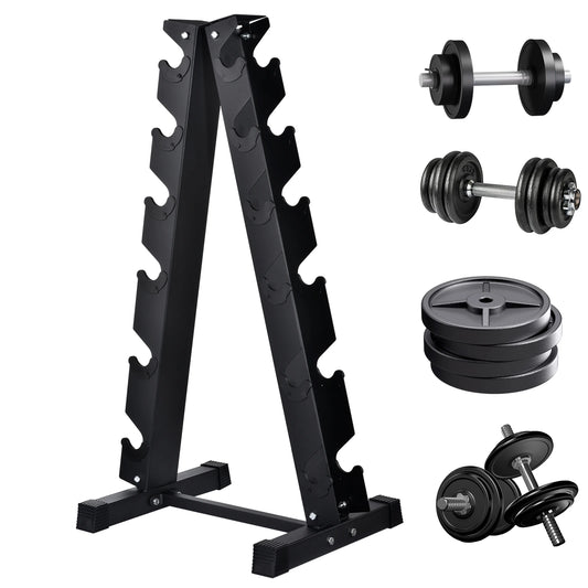 Dumbbell Rack Stand A Frame For Home Gym 500 Lbs Capacity