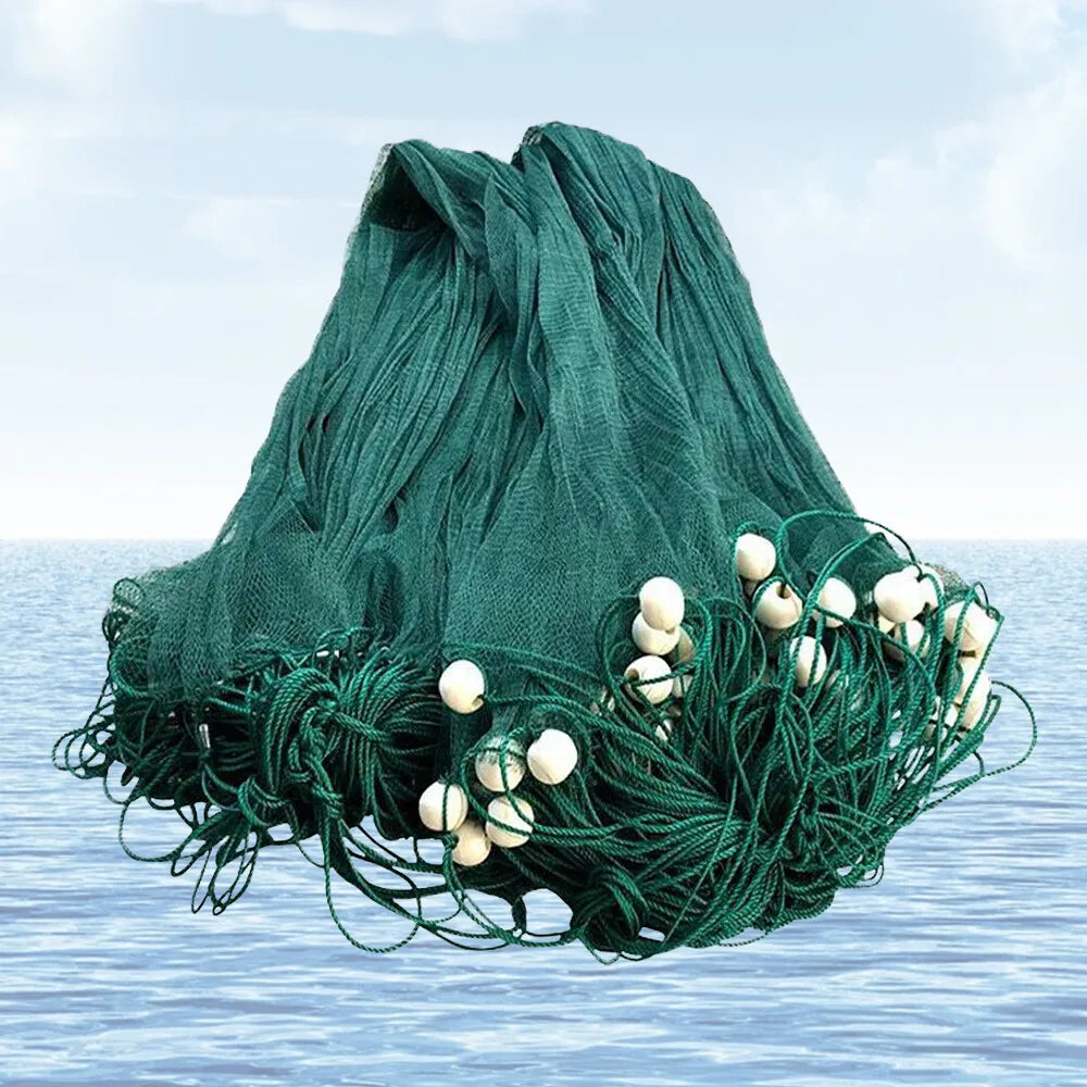 Bymaocar Monofilament Gill Net For Fishing With Float