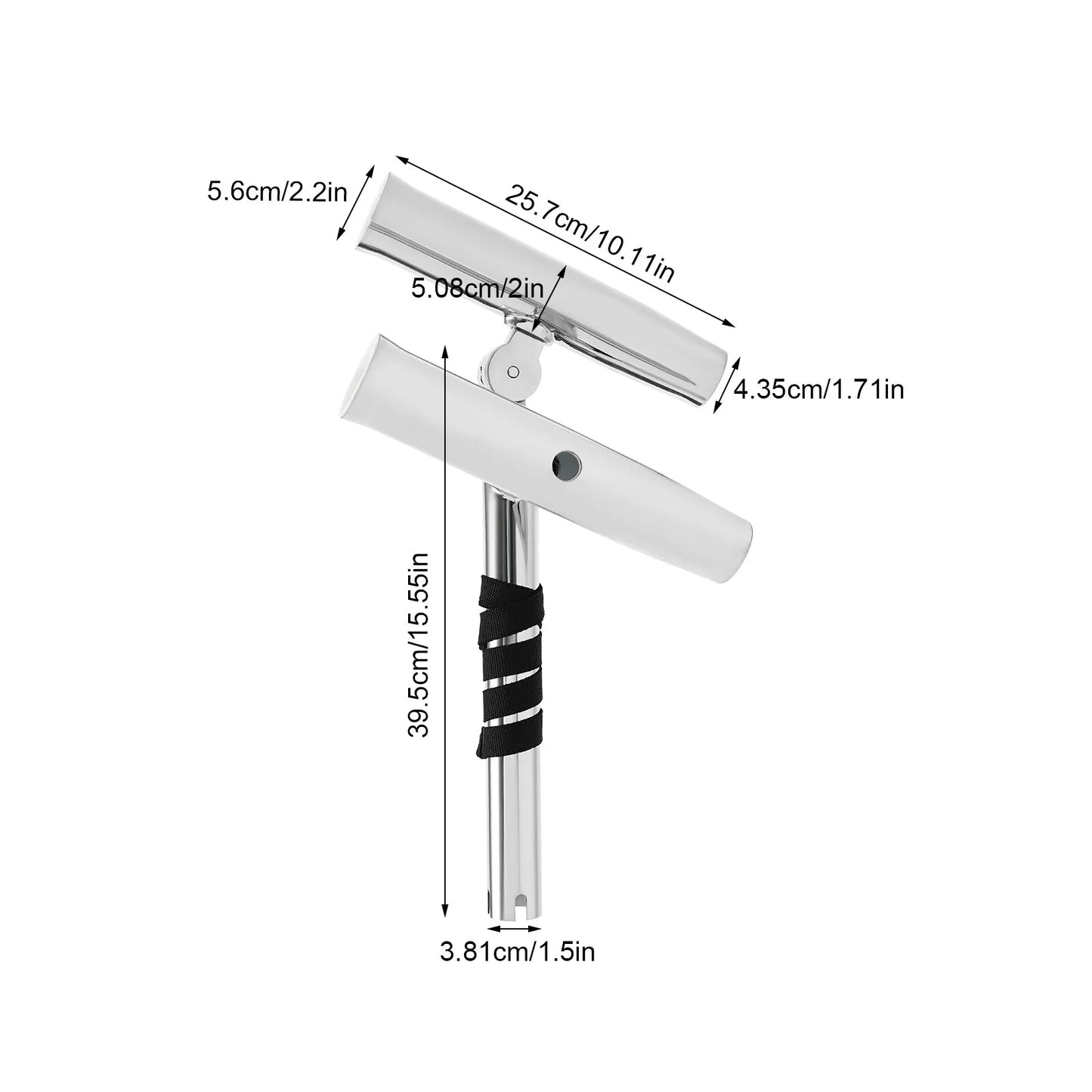 Adjustable Double Angle Stainless Steel Fishing Rod Holder for Boats