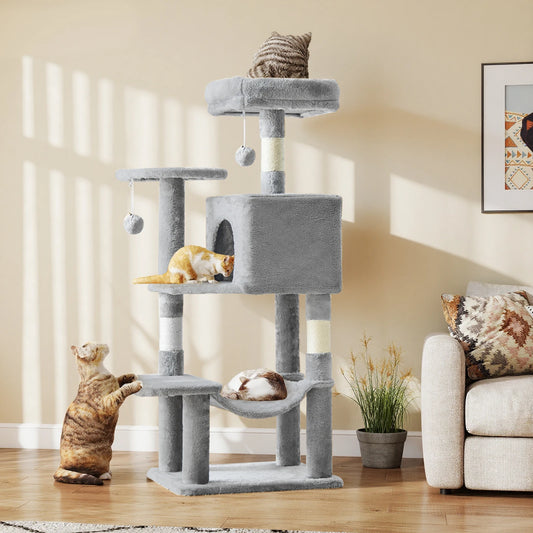 JHK Cat Tree Multi-Cat Climbing Tower For Indoor Cats