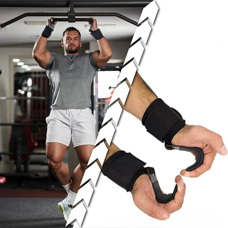 MIHJUSFDH Weight Lifting Hooks Double Pack For Bar Support