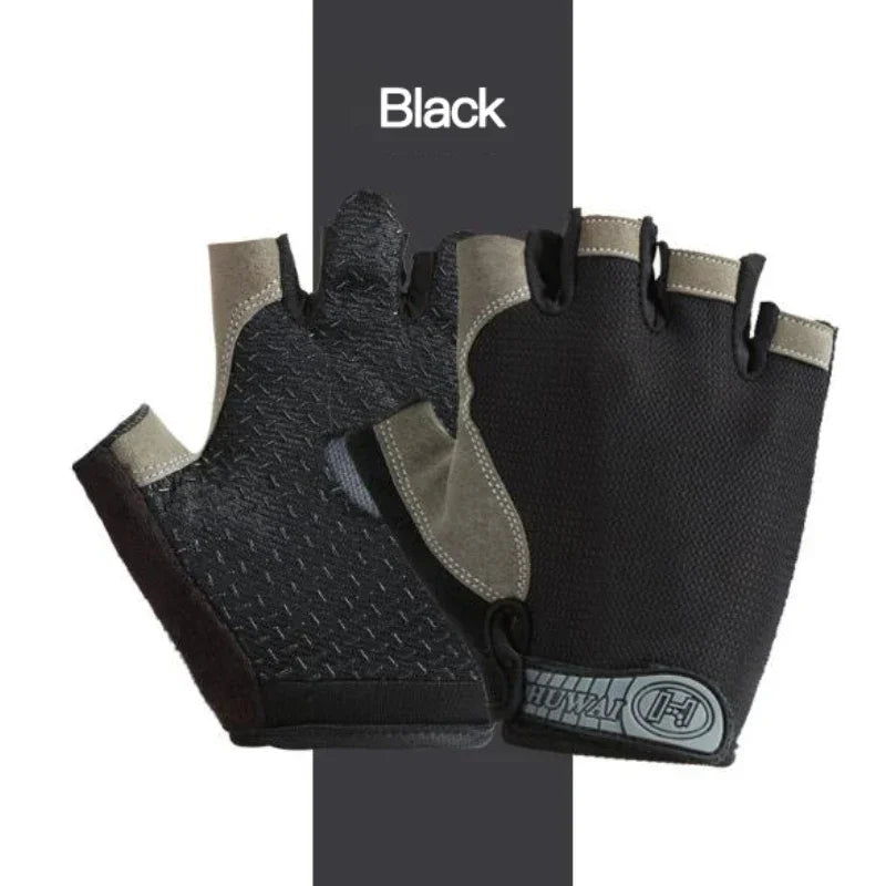 Breathable Anti-Slip Half Finger Cycling Gloves For Men And Women