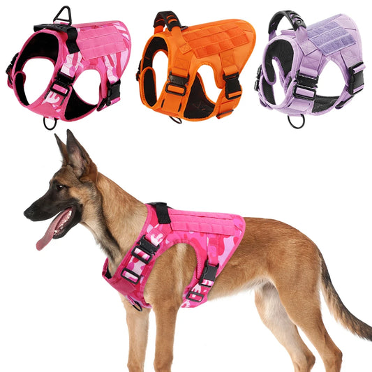 PETRAVEL CN Camouflage Dog Harness For Training And Daily Walks