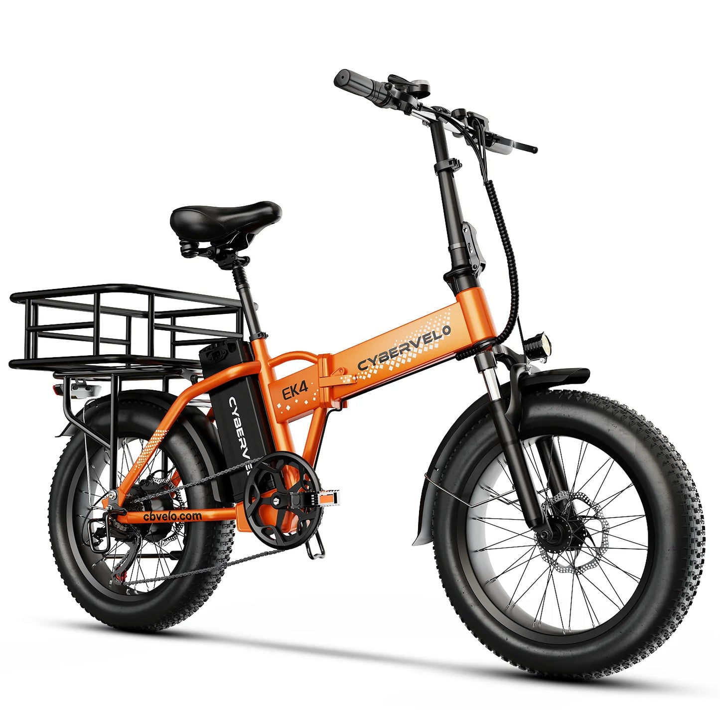 CYBERVELO EK4 Folding Electric Bike For Adults With Fat Tire