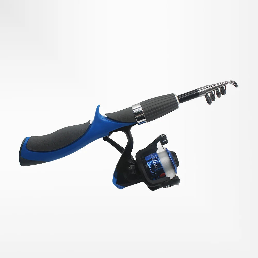 Kids Telescopic Fishing Rod Set With Spinning Reel And Lures