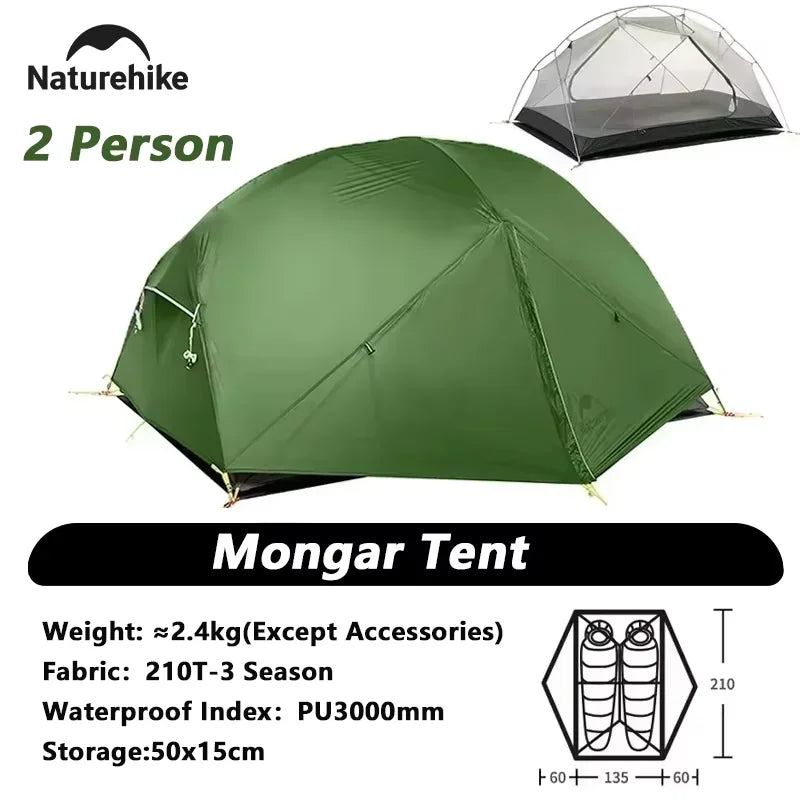 Naturehike Mongar 2 Person Ultralight Waterproof Tent